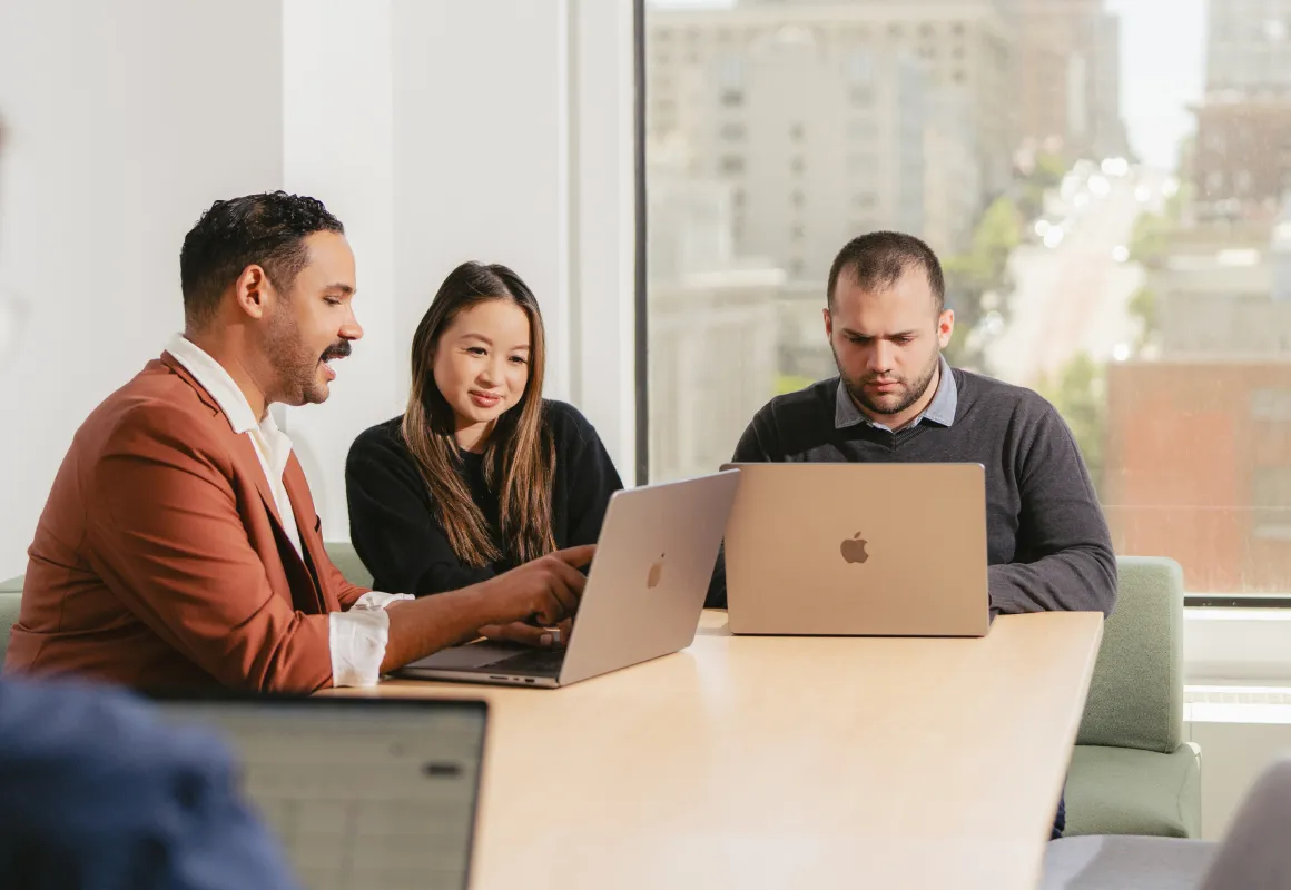 Modern office environment